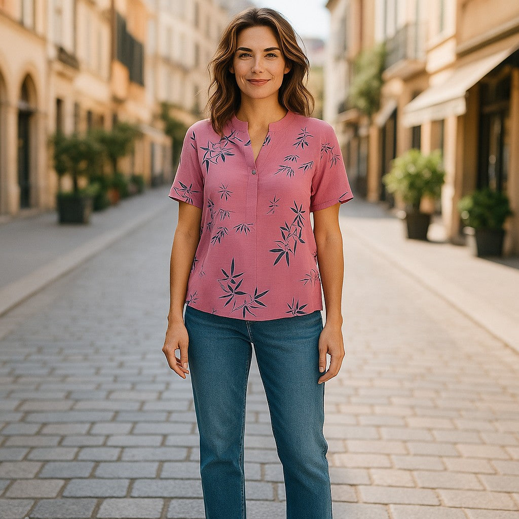 Bluza maneca scurta panza si in