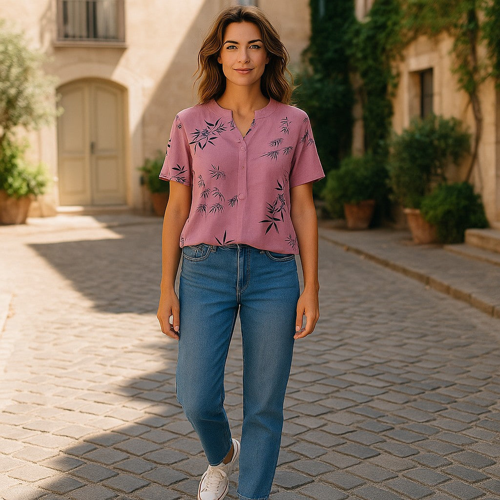Bluza maneca scurta panza si in