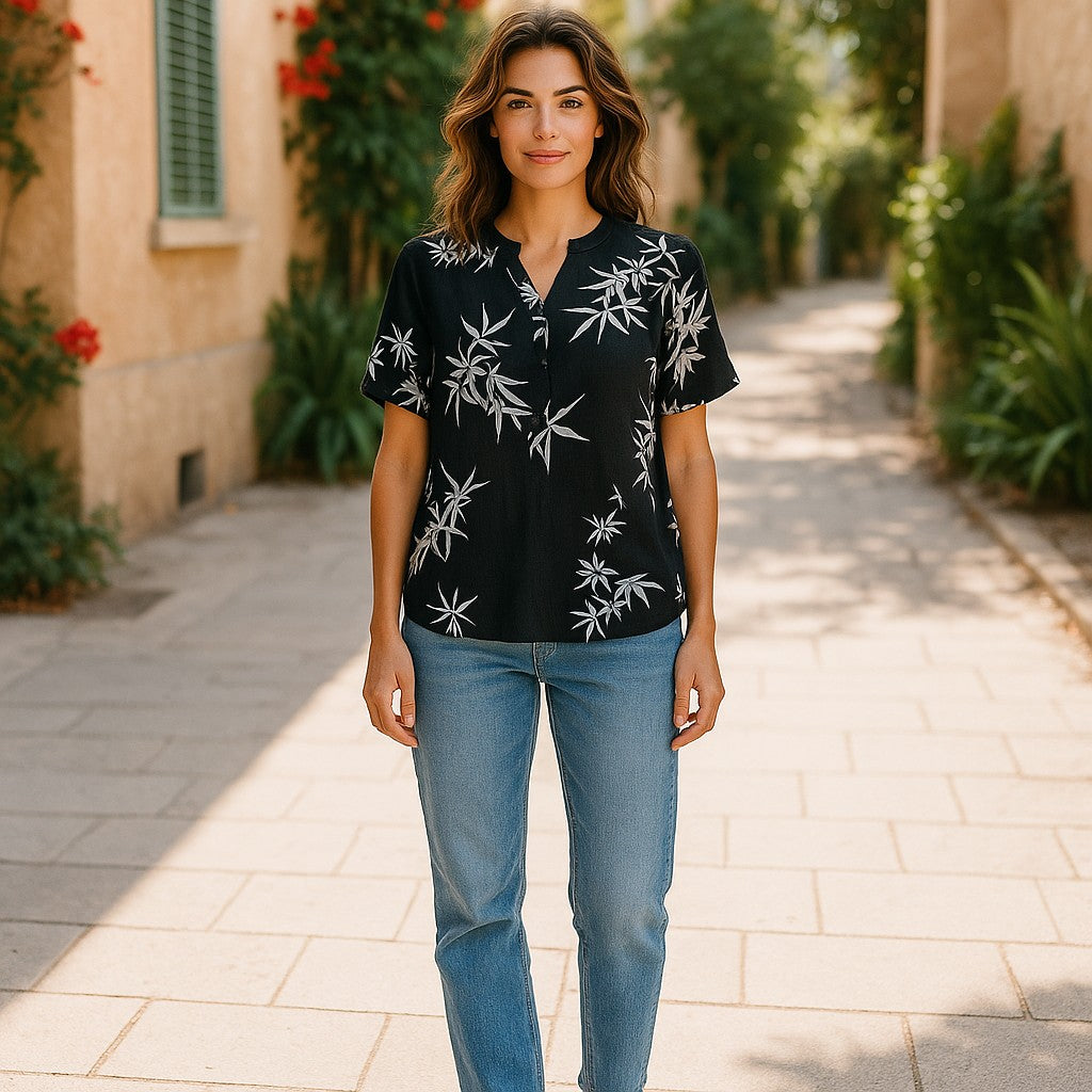 Bluza maneca scurta panza si in