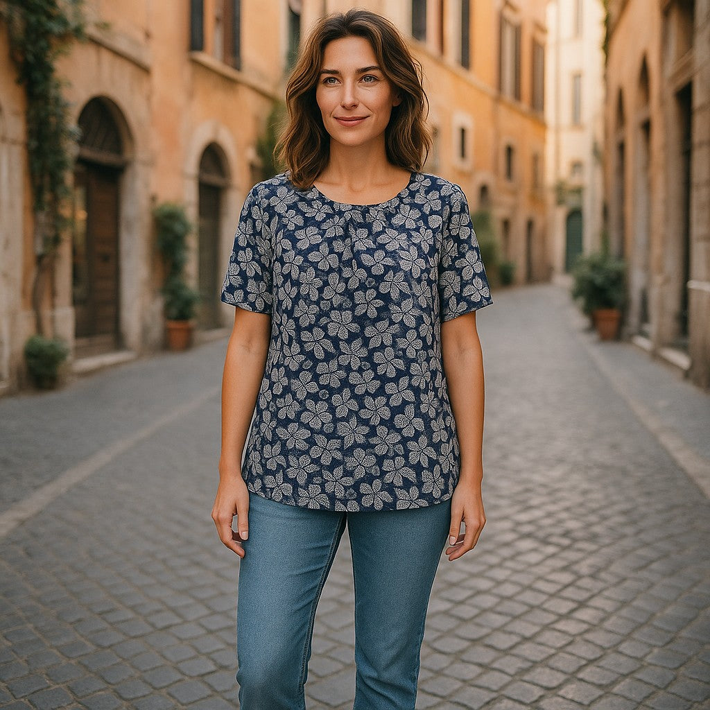 Bluze cu imprimeu floral 2XL-6XL
