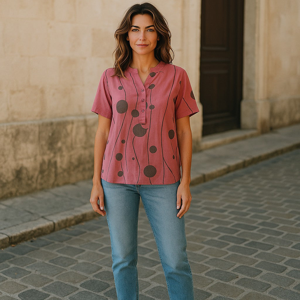 Bluza maneca scurta panza si in