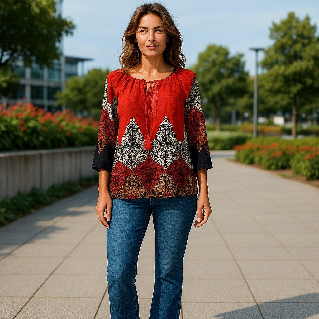 Bluze elegante cu Snur XL-5XL