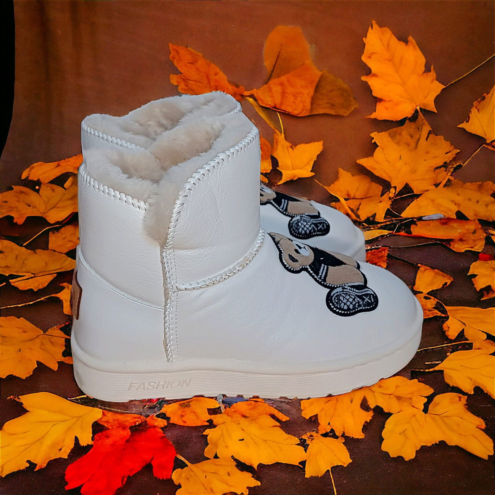 Ghete cu ursutel UGG-uri imblanite - AMG SHOP - Ghete cu ursutel UGG-uri imblanite ghete AMG SHOP  - 