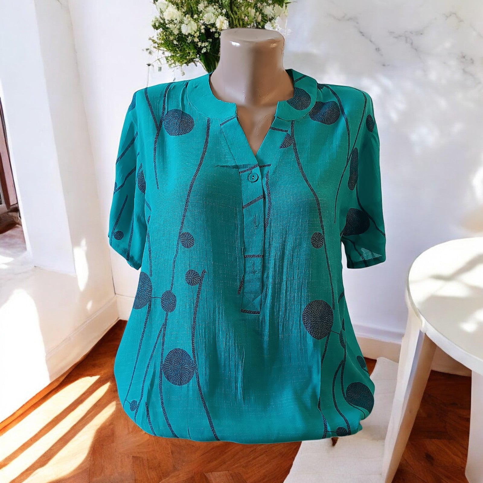 Bluza maneca scurta panza si in