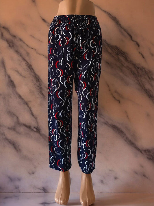 Pantalonii Drepti lungi cu imprimeu 3-5XL - AMG SHOP -  - 