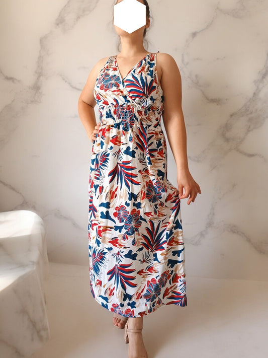 Rochie lejera Vara cu imprimeu cu dantela - AMG SHOP -  - 