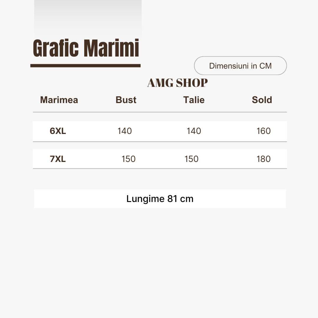 Bluza cu imprimeu marime mare 6-7XL