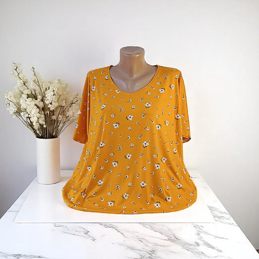 Bluza cu imprimeu marime mare 6-7XL anchior