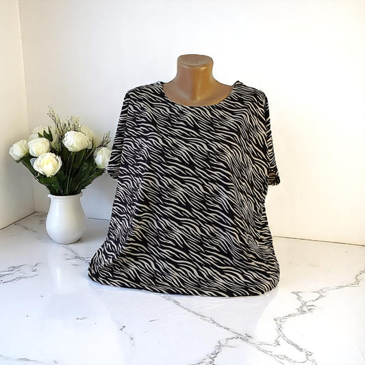 Bluza cu imprimeu marime mare 6-7XL