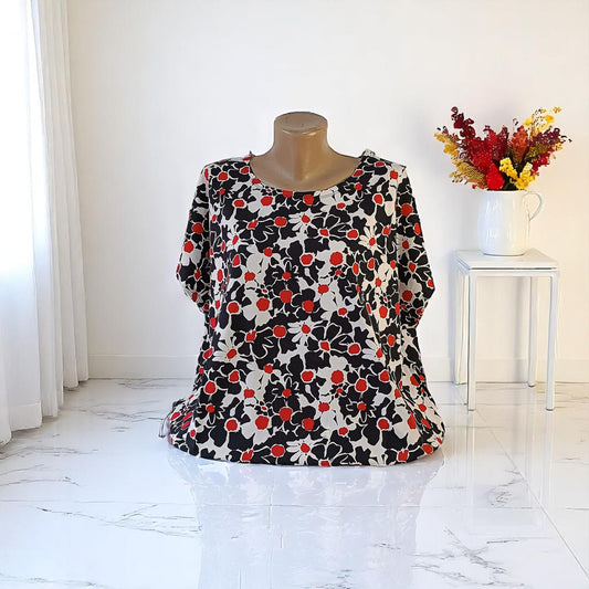 Bluza cu imprimeu marime mare 6-7XL