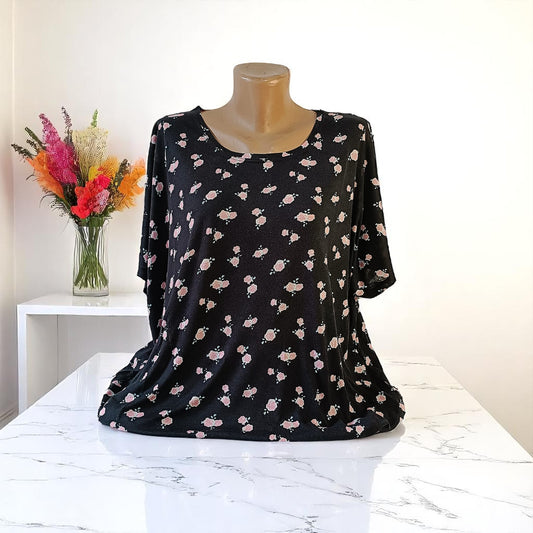 Bluza cu imprimeu marime mare 6-7XL