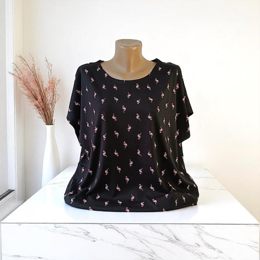 Bluza cu imprimeu marime mare 6-7XL