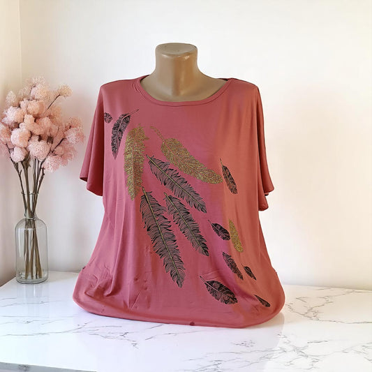 Tricou cu imprimeu marime mare 6-7XL