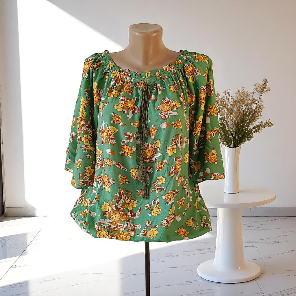 Bluza eleganta maneca 3/4 cu Snur