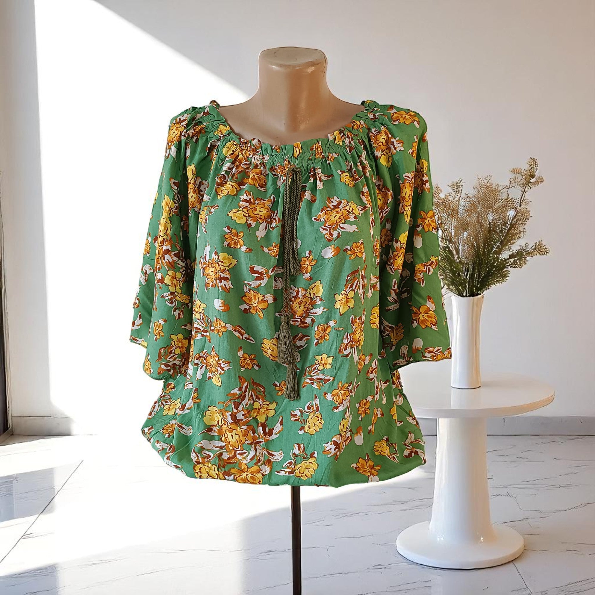 Bluza eleganta maneca 3/4 cu Snur