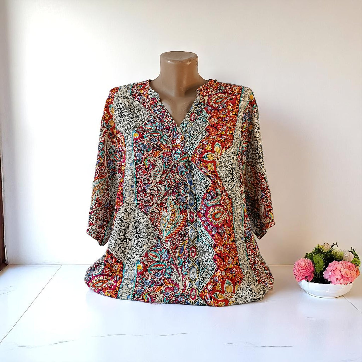 Bluza eleganta maneca 3/4 cu Anchior