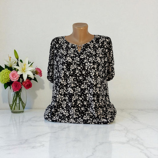 Bluza cu imprimeu marime mare 6-7XL