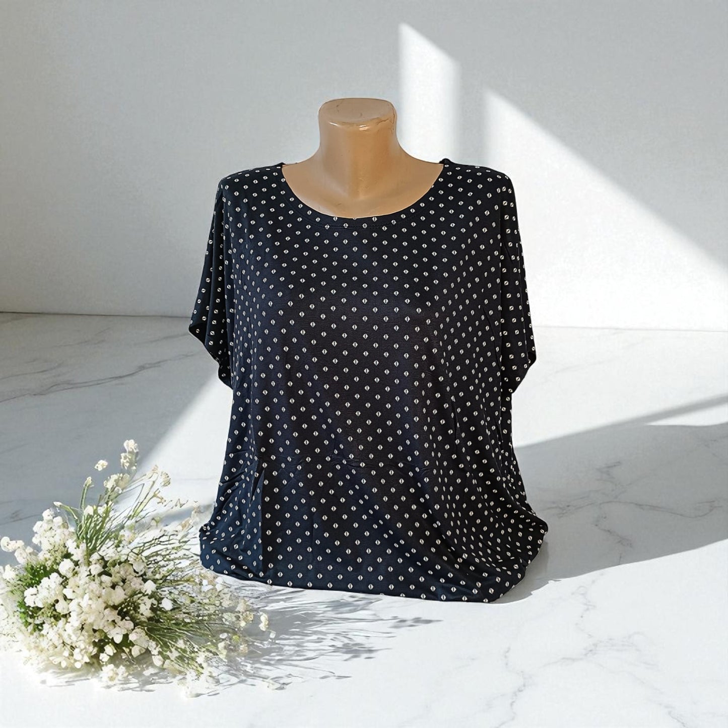 Bluza cu imprimeu marime mare 6-7XL anchior