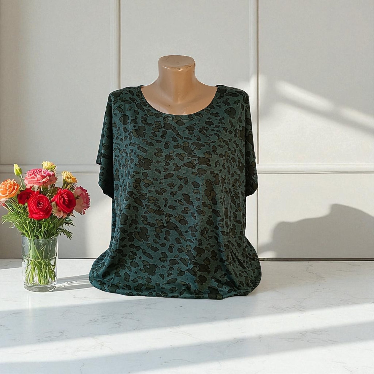 Bluza cu imprimeu marime mare 6-7XL anchior