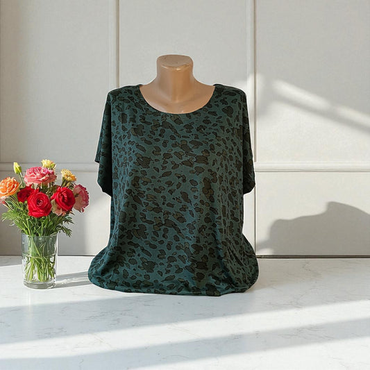 Bluza cu imprimeu marime mare 6-7XL anchior