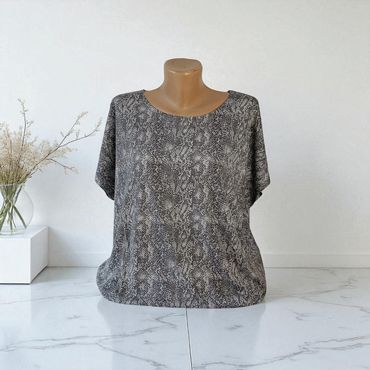 Bluza cu imprimeu marime mare 6-7XL anchior