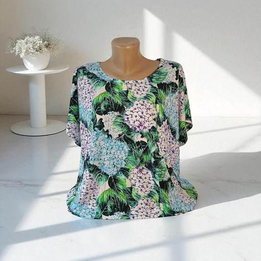 Bluza cu imprimeu marime mare 6-7XL
