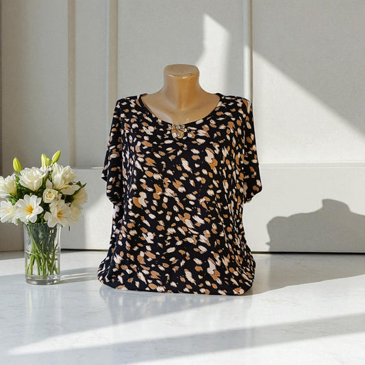Bluza cu imprimeu marime mare 6-7XL