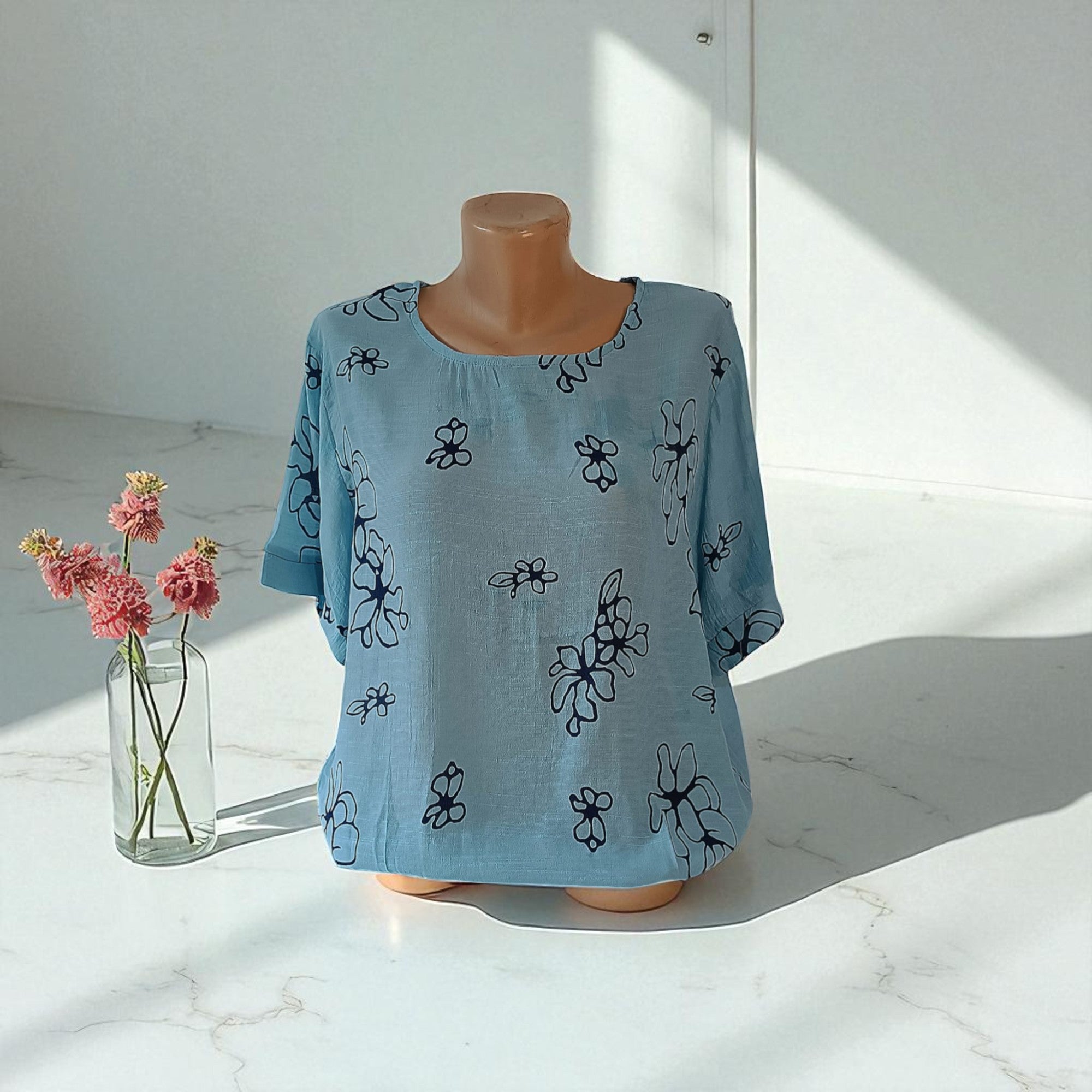 Bluza maneca scurta panza si in