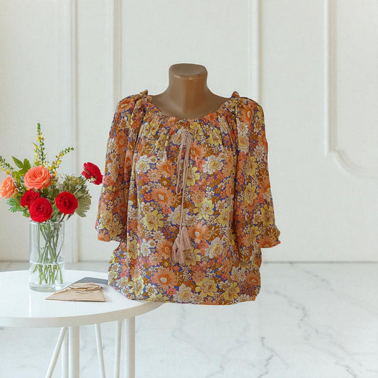 Bluza eleganta maneca 3/4 cu Snur