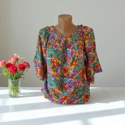Bluza eleganta maneca 3/4 cu Snur
