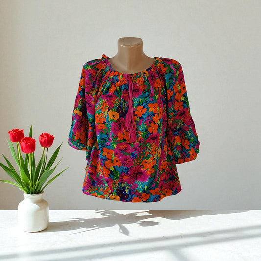 Bluza eleganta maneca 3/4 cu Snur