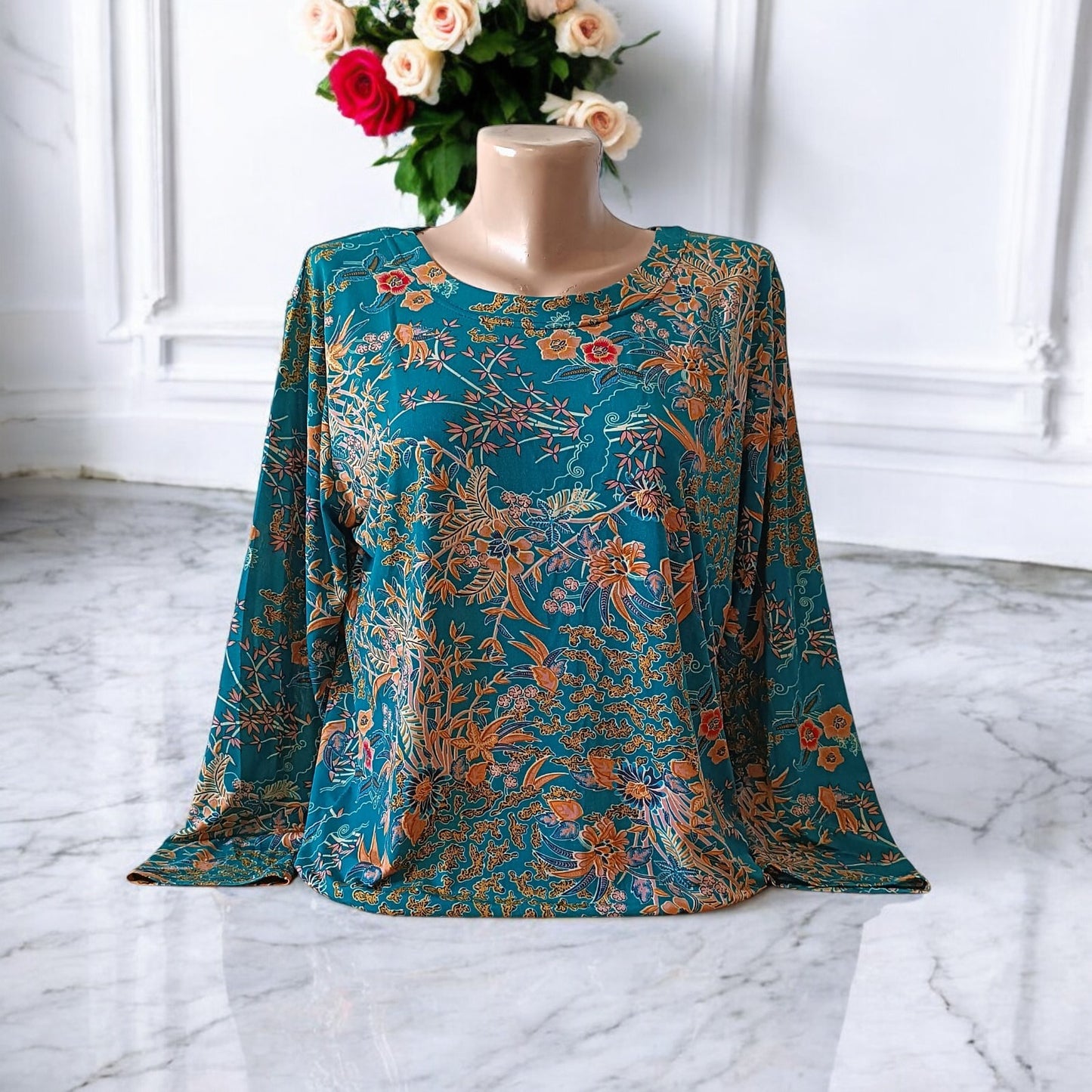 Bluza imprimeu Floral XL-5XL