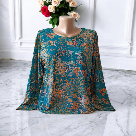 Bluza imprimeu Floral XL-5XL
