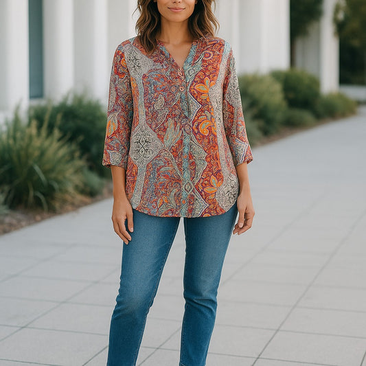 Bluza eleganta maneca 3/4 cu Anchior