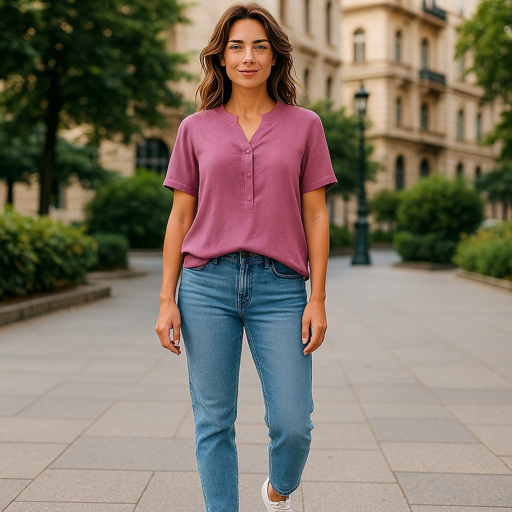 Bluza maneca scurta panza si in