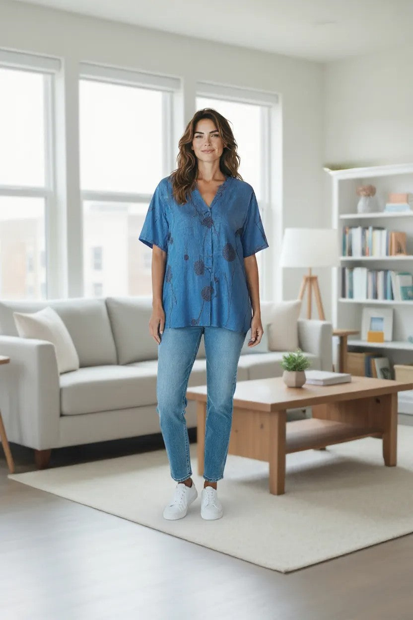 Bluza maneca scurta panza si in