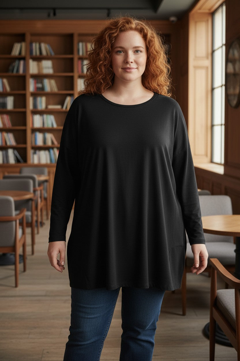 Bluza cu imprimeu marime mare 6-7XL maneca lunga